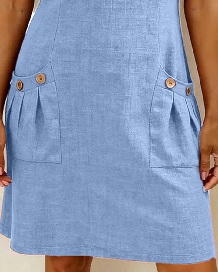 Simen | Cotton Zip Dress