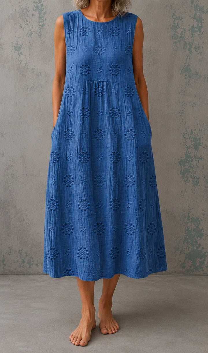 Linda | Sleeveless Linen Dress