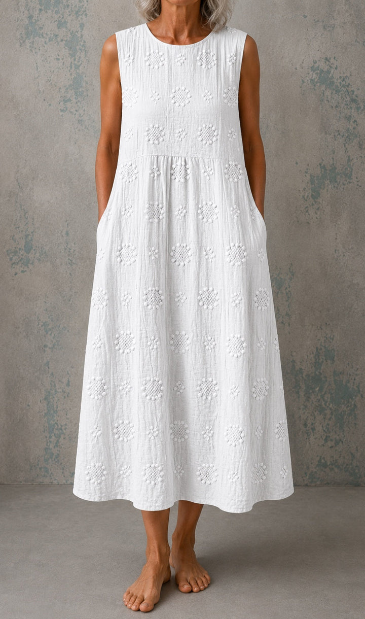Linda | Sleeveless Linen Dress