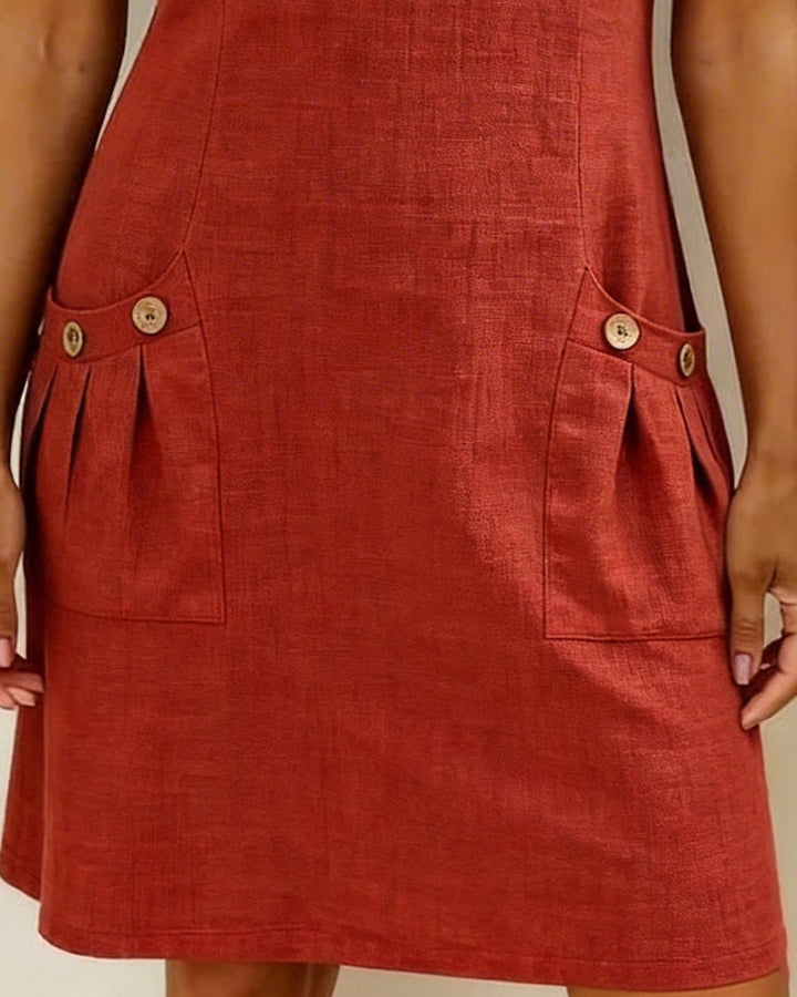 Simen | Cotton Zip Dress