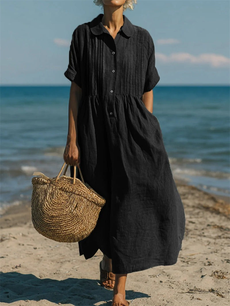 Nicky | Elegant Linen Dress for Women