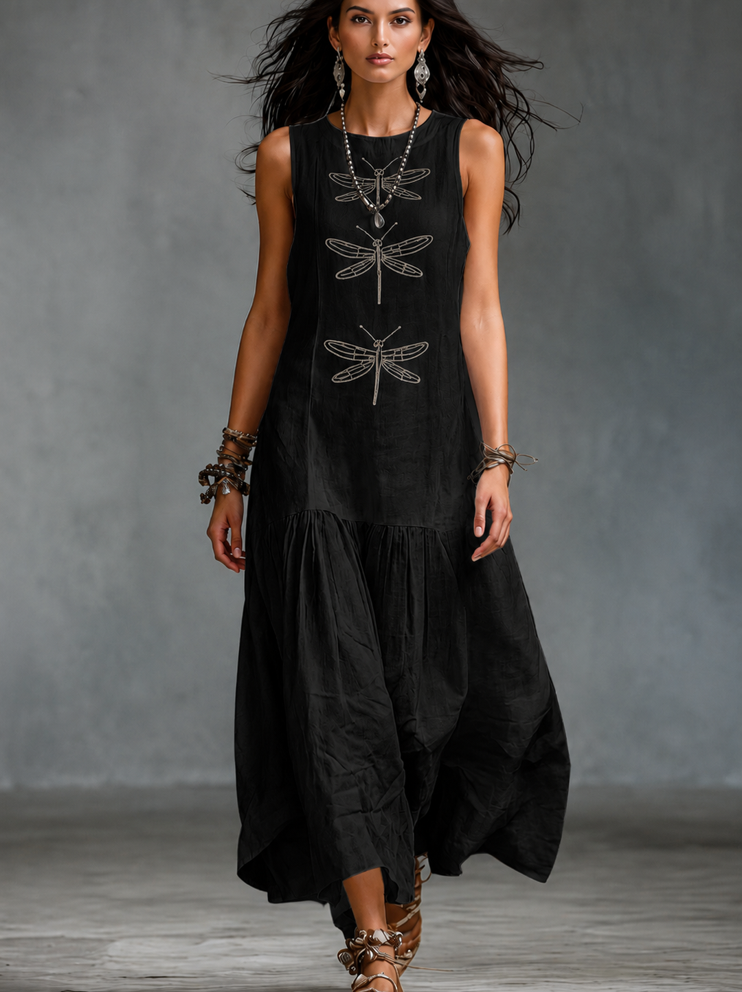 Geneva - Sleeveless Maxi Dress