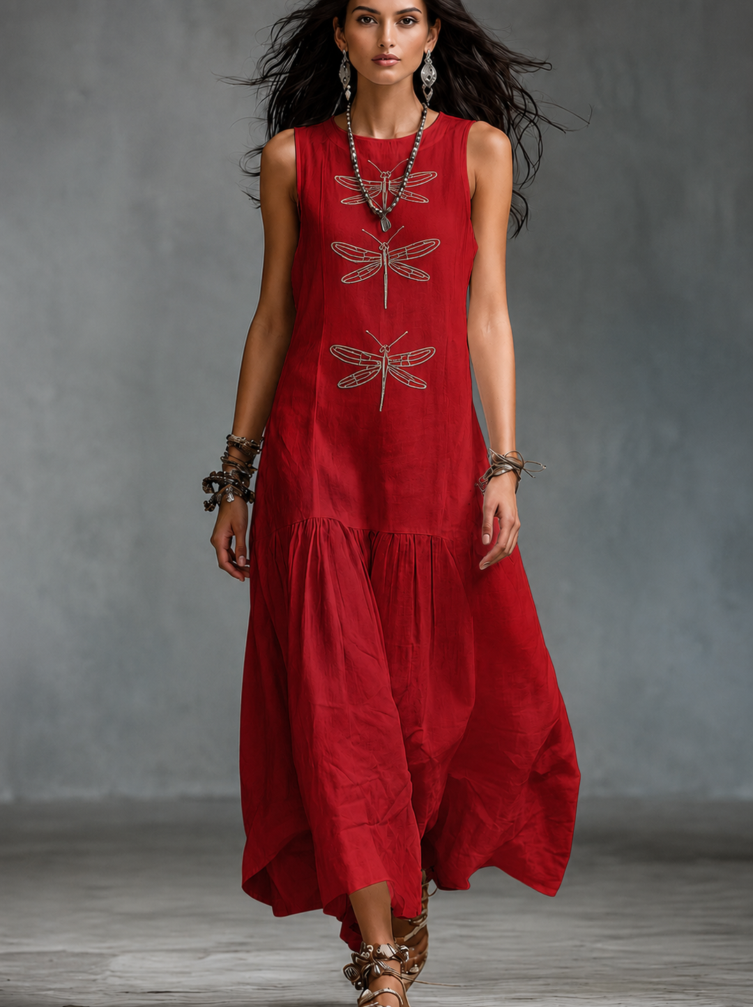 Geneva - Sleeveless Maxi Dress