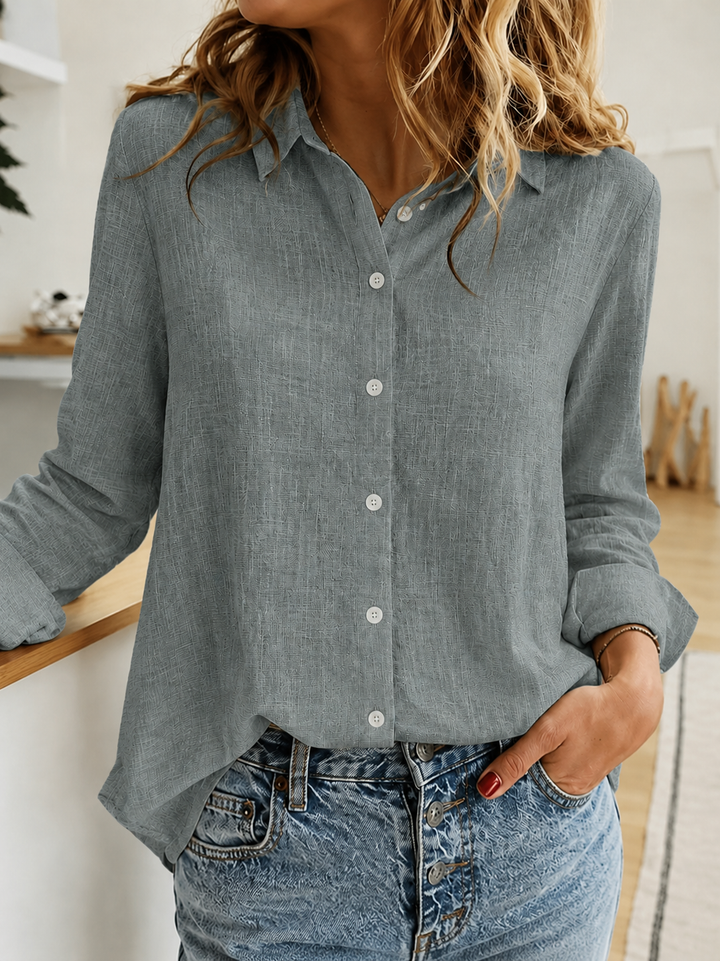 Mindy - MODERN LONG-SLEEVE SHIRT FOR WOMEN