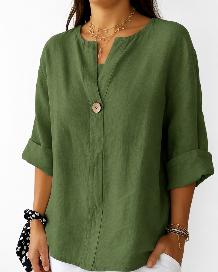Zamma | Relaxed V-Neck Top