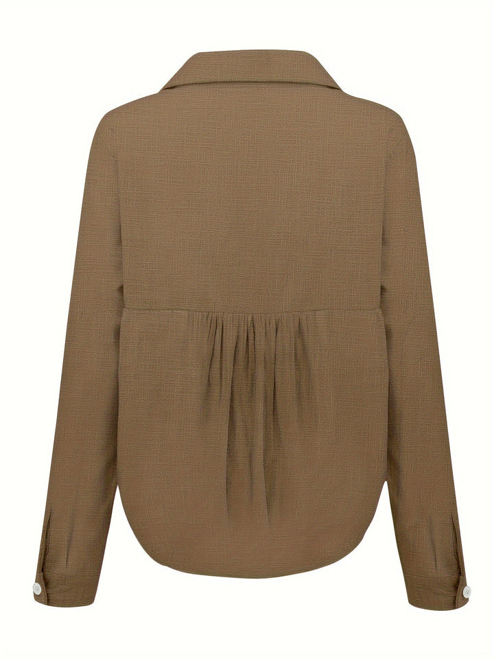Mindy - MODERN LONG-SLEEVE SHIRT FOR WOMEN