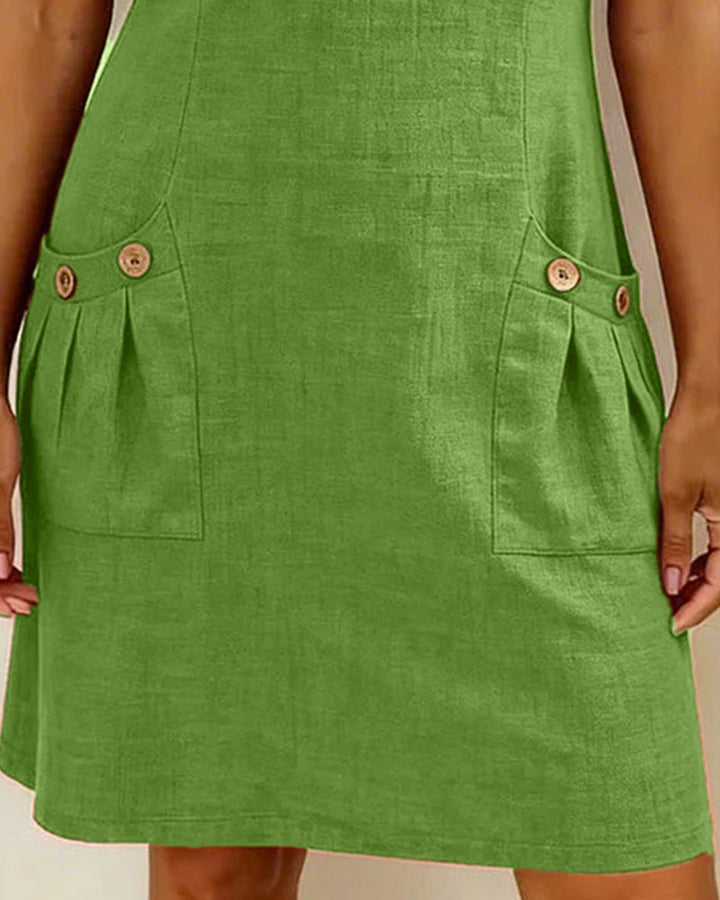 Simen | Cotton Zip Dress